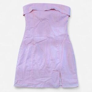 Light Pink Strapless Minidress